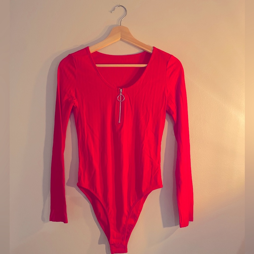 SHEIN Long Sleeve Bodysuit